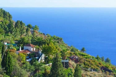 Ansicht des Ferienhauses Tres Palmeras auf La Palma